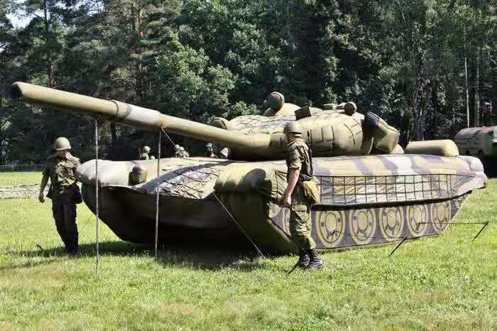 福建部队充气坦克